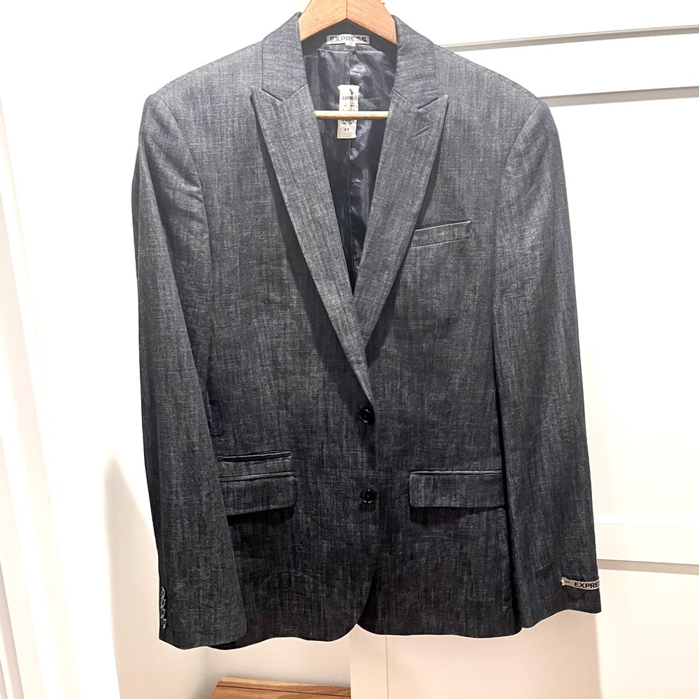 Express Navy Sport Coat
